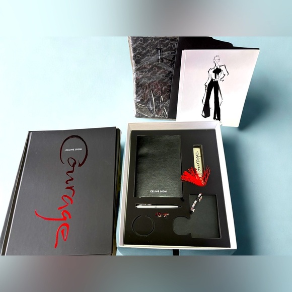 Celine Other - Celine Dion Courage Concert World Tour 2019 VIP Merchandise Box Set (New)*